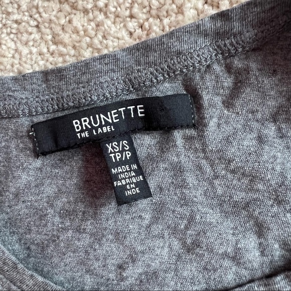 BLONDE TANK TOP MUSCLE SHIRT SIZE XS- BRUNETTE THE LABEL - Picture 3 of 3